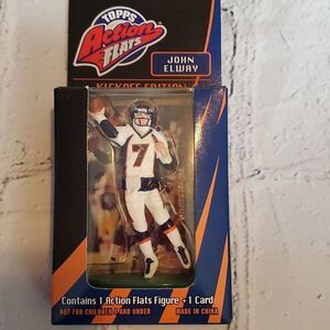 💙NIB Vintage John Elway Topps Action Flats